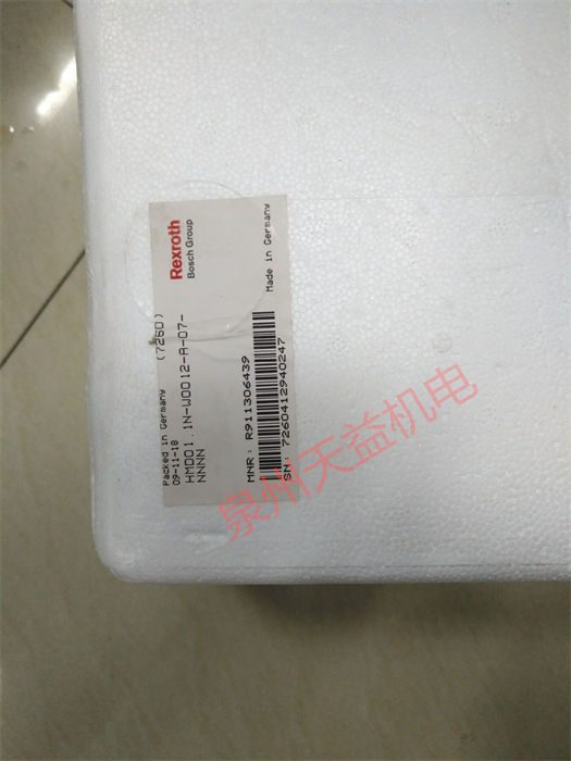 天益機電力士樂工業(yè)產(chǎn)品"4WE10E50 EG24N9K4 M 2" "EFC3610-0K40-1P2-MDA-7P 1" "4WRA6E30-23 G24K4V" "HMD01.1N-W0012-