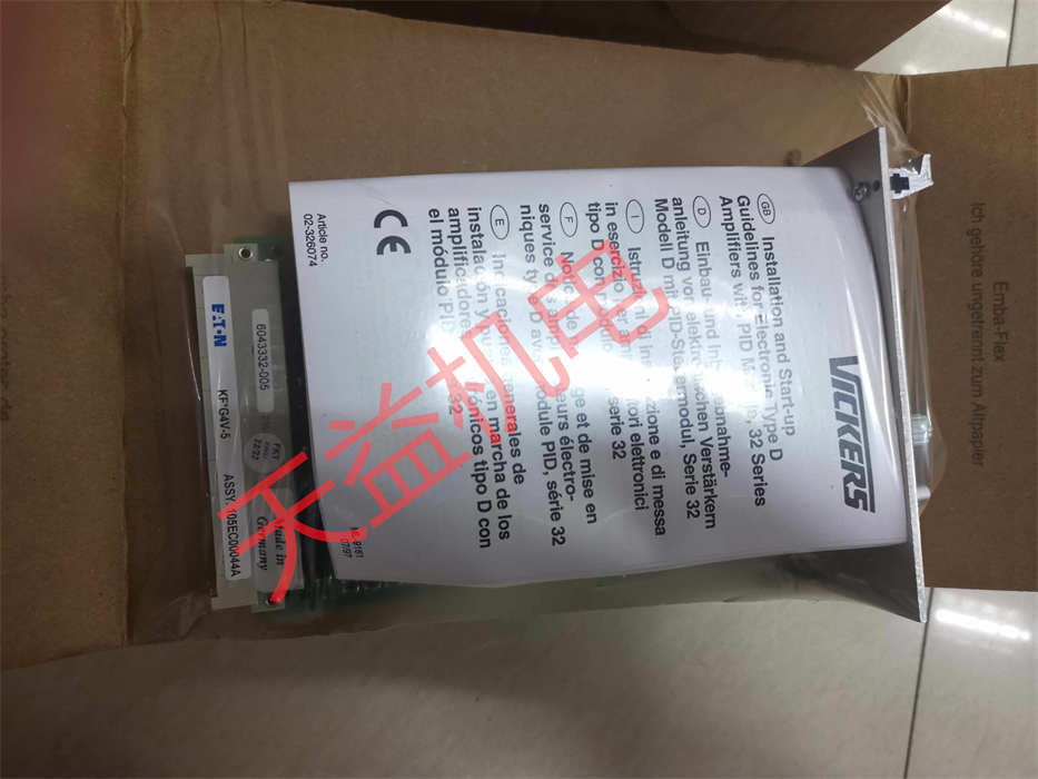天益機電 VICKERS 工業(yè)產品 "F3 V10 1S6S 1C20 1" "DGMX2 3 PB CW B 40" "EEA-PAM-535-D-33 1" "EEA-PAM-535-D-33