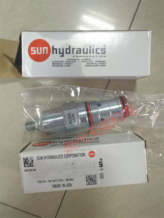 天益機電SUN插裝閥 "PRDLMDN2B24V" "NCEB-LCN" "PRDB-LSN"