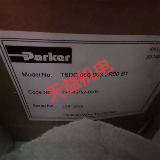 天益機電供應(yīng) PARKER 2024工業(yè)產(chǎn)品 "PWDXXA-400" "T6DC-050-003-2R00-B1標(biāo)簽" "9F400S 4"